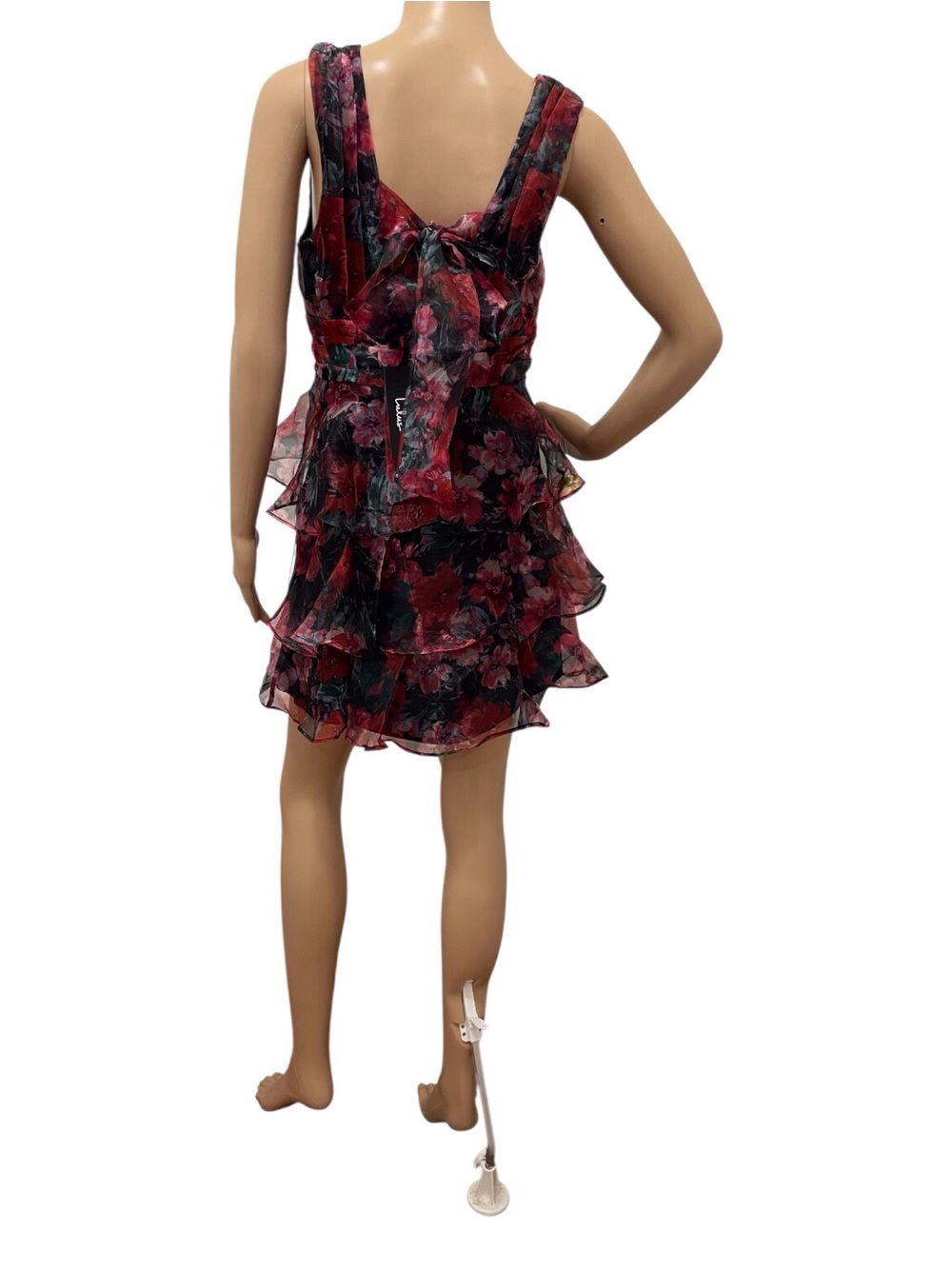 Lulus Floral Ruffle Mini Dress, S - Picture 4 of 4